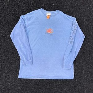 Vintage Pirana Joe Blue Washed Longsleeve Shirt L